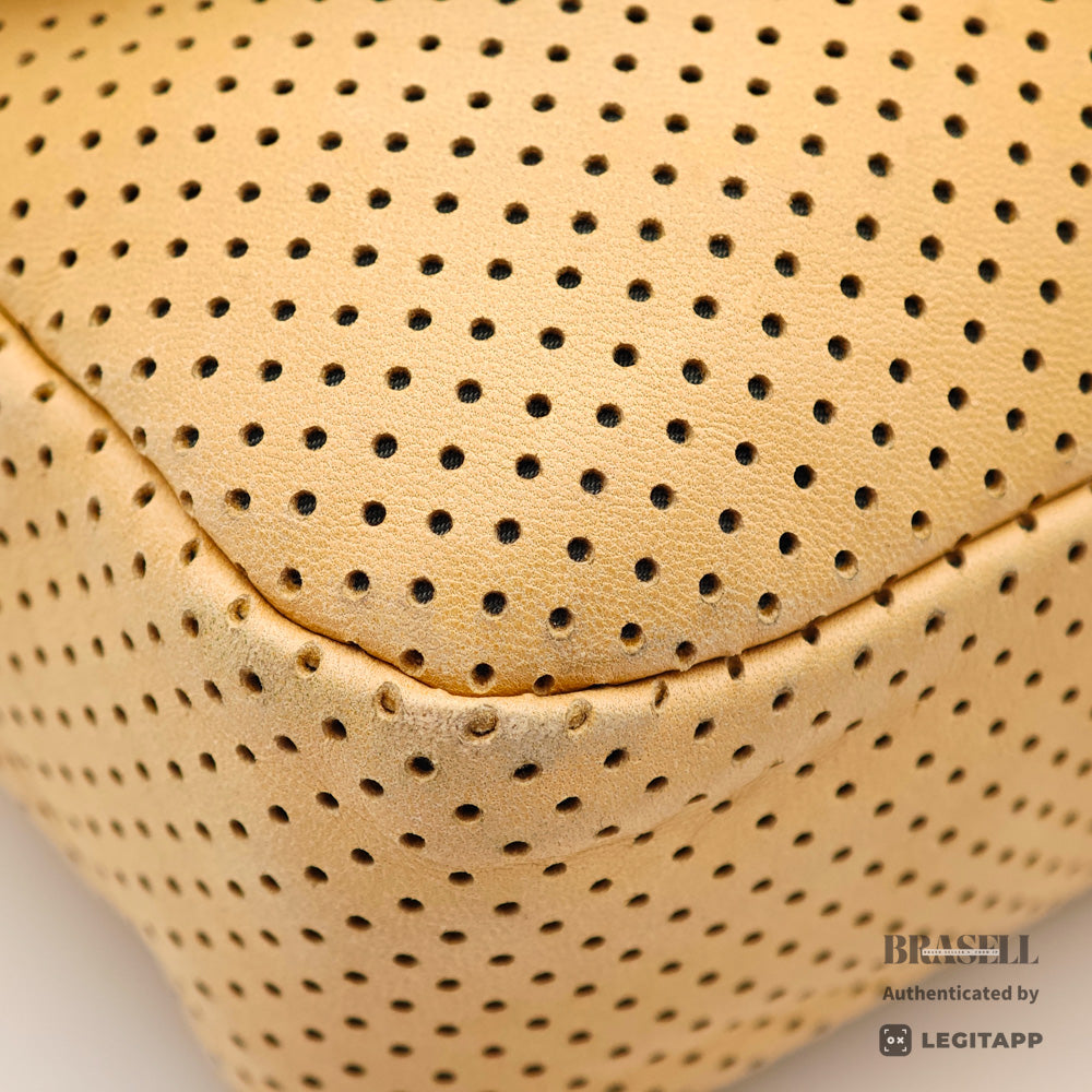 Chanel Chain Shoulder Bag Perforated Leather 【ImportFeeFREE】