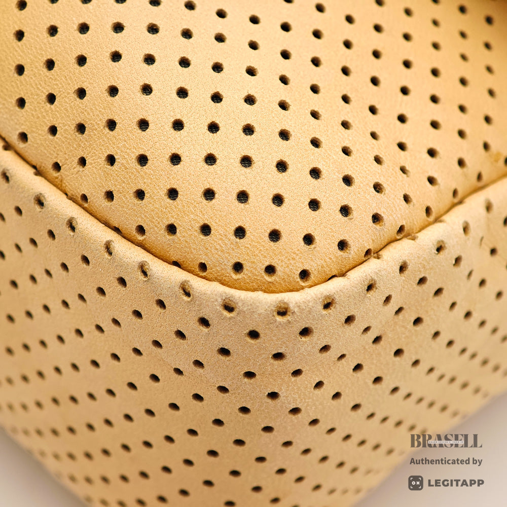 Chanel Chain Shoulder Bag Perforated Leather 【ImportFeeFREE】