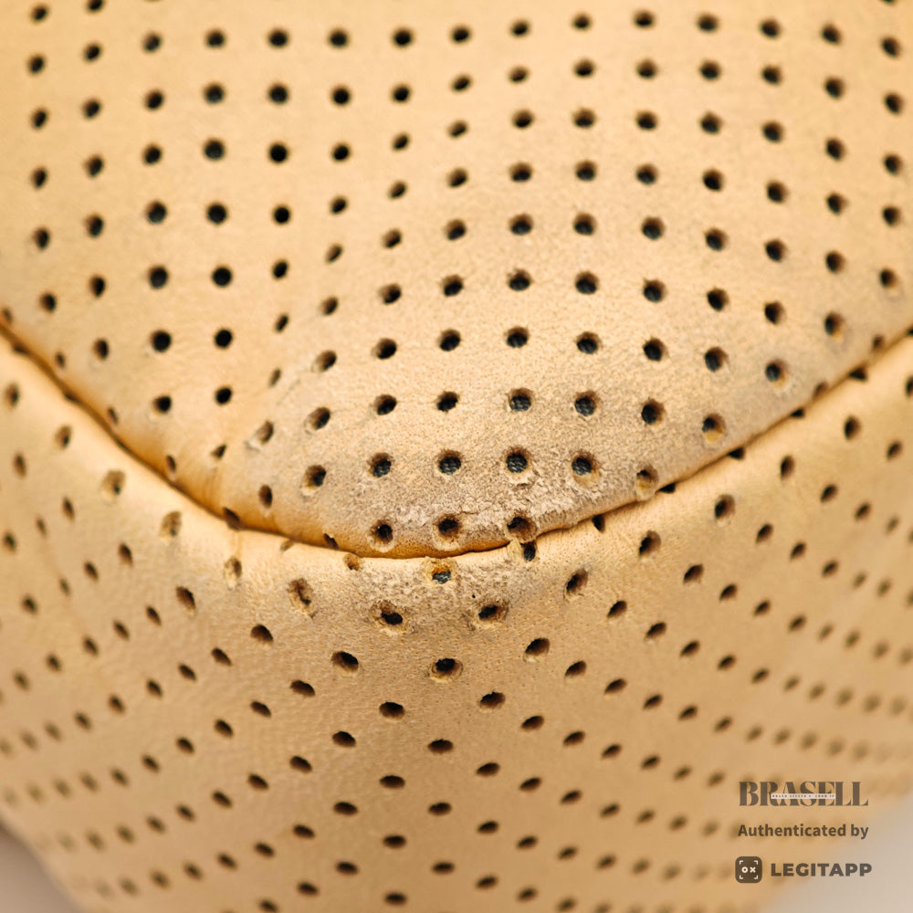 Chanel Chain Shoulder Bag Perforated Leather 【ImportFeeFREE】