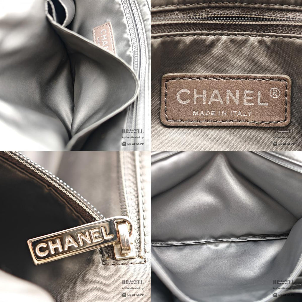Chanel Chain Shoulder Bag Perforated Leather 【ImportFeeFREE】