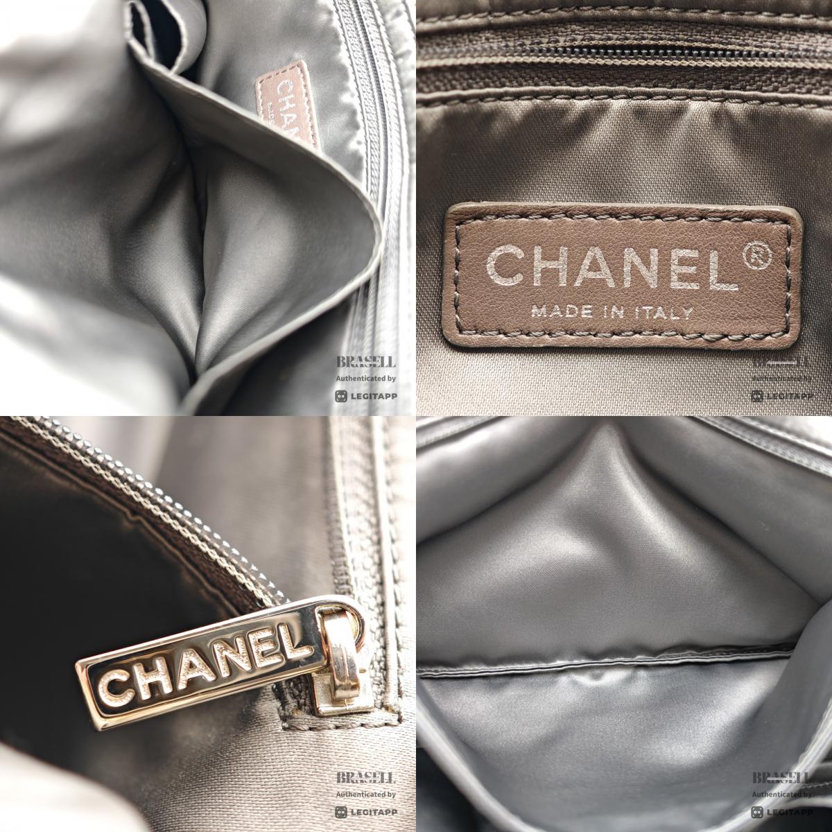 Chanel Chain Shoulder Bag Perforated Leather 【ImportFeeFREE】