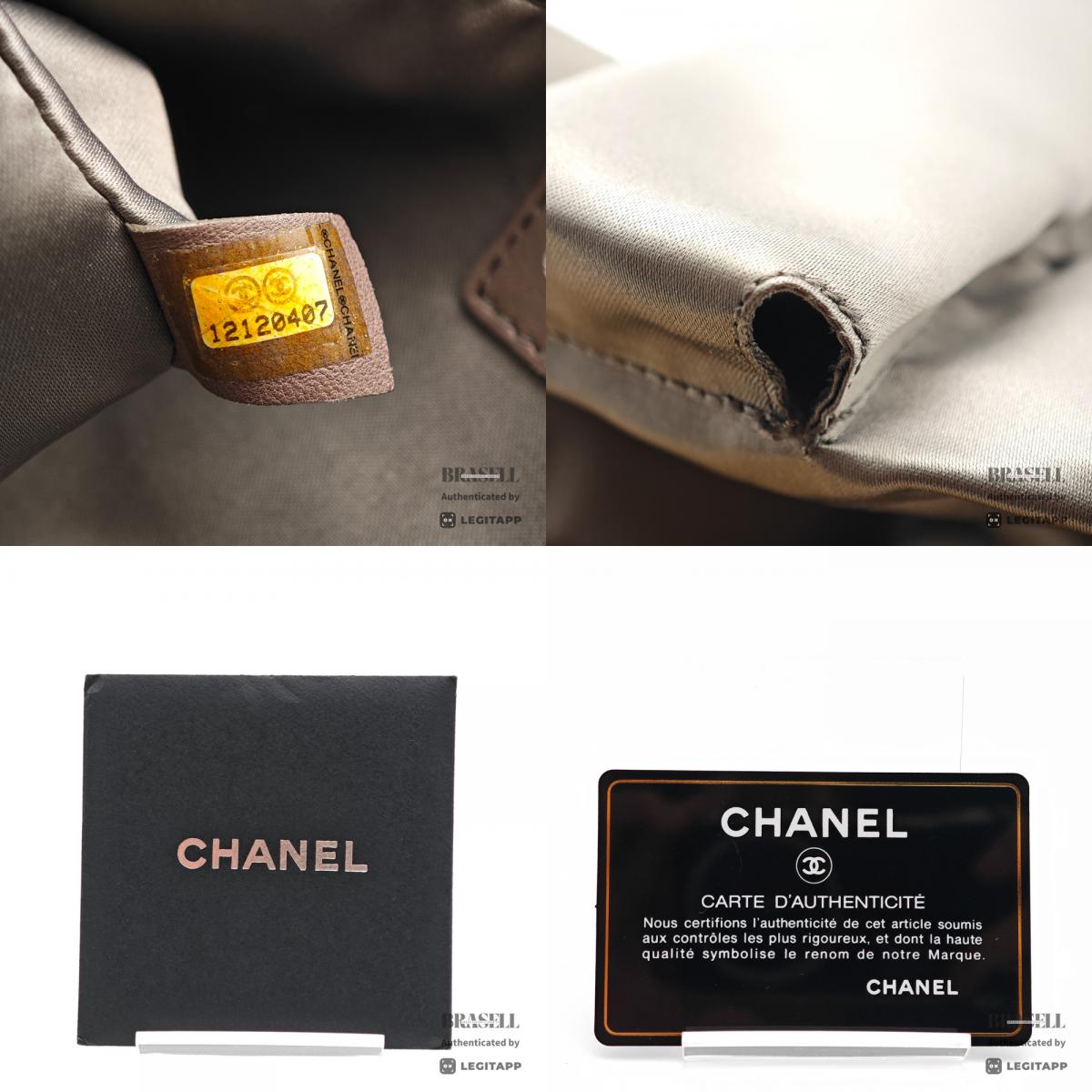 Chanel Chain Shoulder Bag Perforated Leather 【ImportFeeFREE】