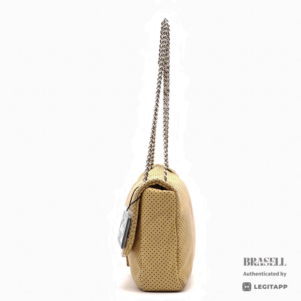 Chanel Chain Shoulder Bag Perforated Leather 【ImportFeeFREE】