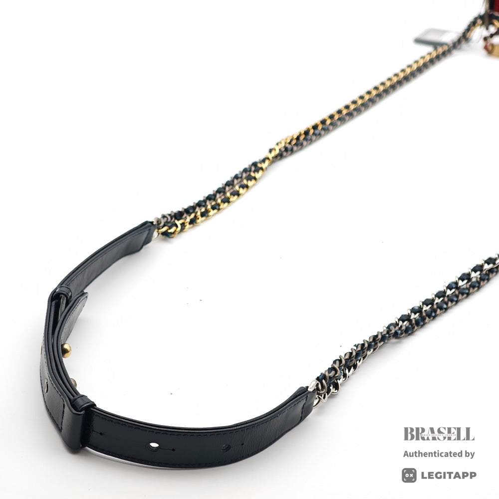 CHANEL Gabriellel Wool Leather Shoulder Bag【ImportFeeFREE】