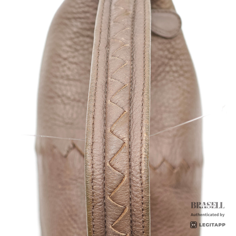 Bottega Veneta Hobo Leather One-Shoulder Hand bag【ImportFeeFREE】