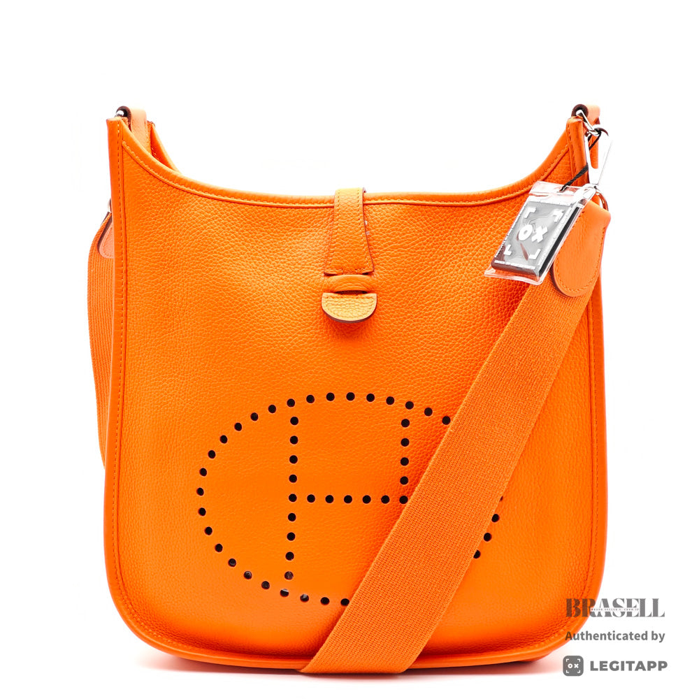 HERMES Evelyne Shoulder Bag Taurillon Clemence【ImportFeeFREE】