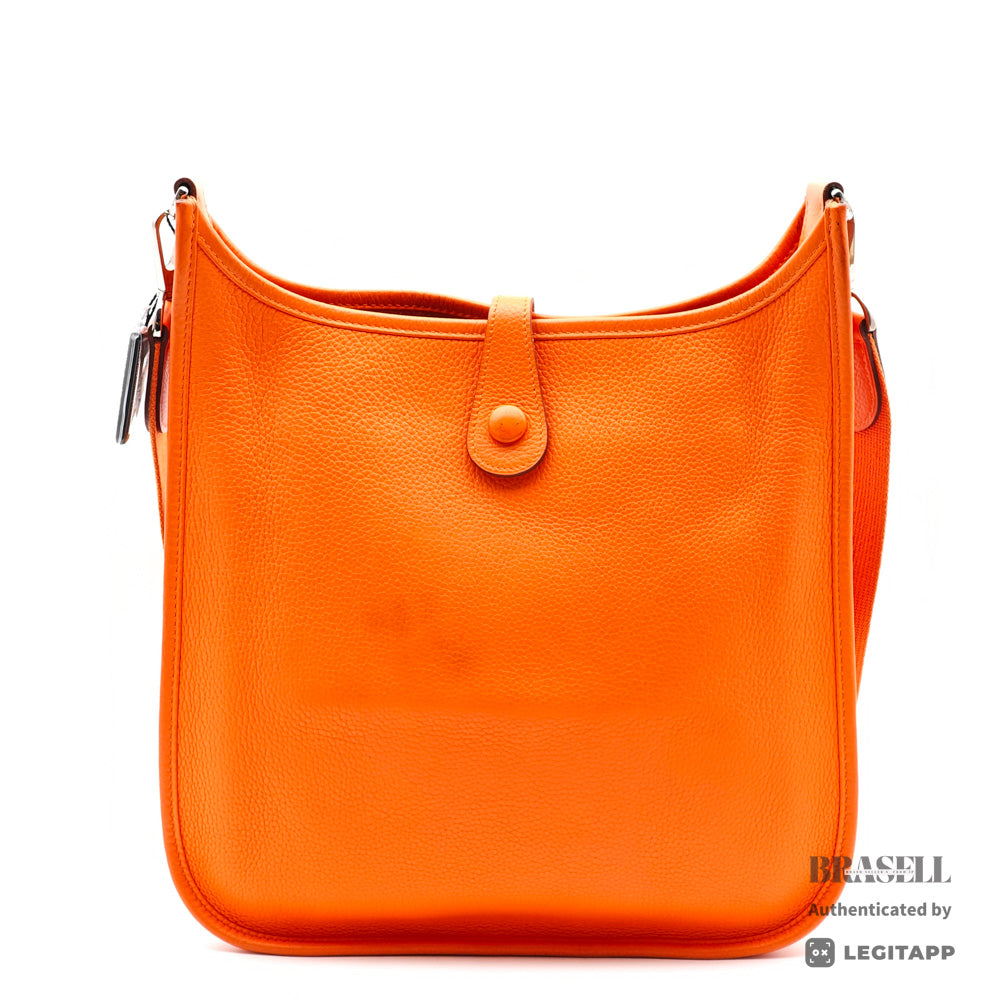 HERMES Evelyne Shoulder Bag Taurillon Clemence【ImportFeeFREE】