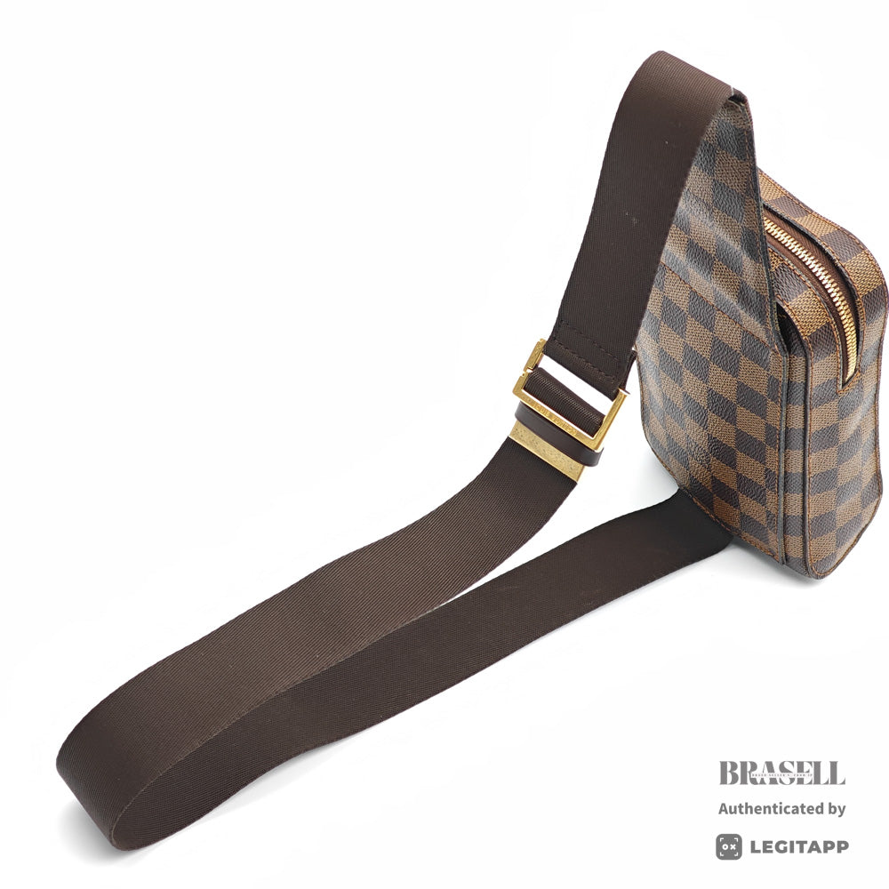 Louis Vuitton Damier Ebene Geronimos Body Bag 【ImportFREE】