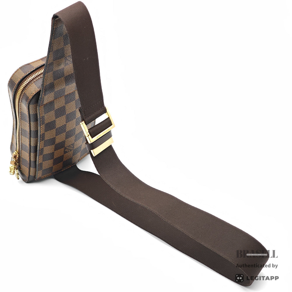 Louis Vuitton Damier Ebene Geronimos Body Bag 【ImportFREE】