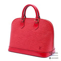 LOUIS VUITTON Alma Epi Leather Black Hand Bag M52147 【ImportFeeFREE】