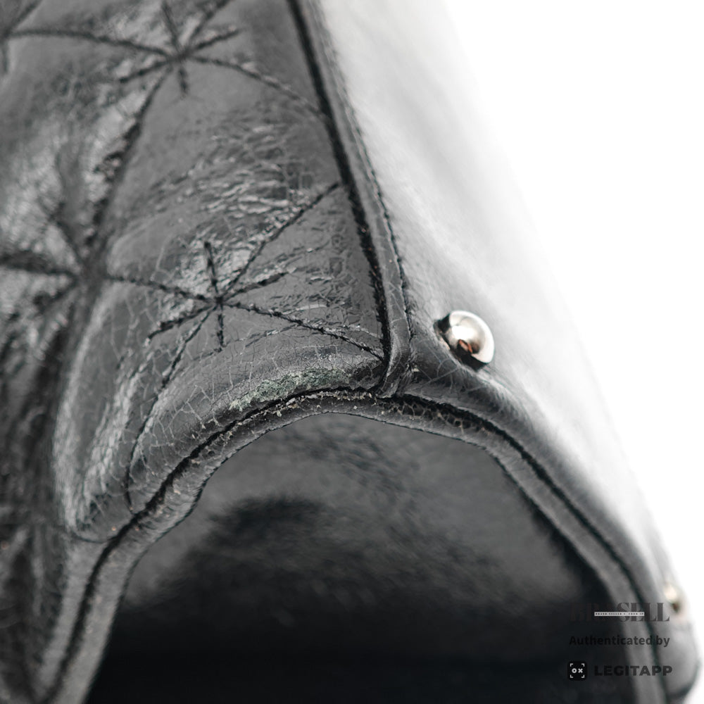 CHANEL 2.55 Matelasse Patent Leather Chain Shoulder Bag Black 【ImportFeeFREE】