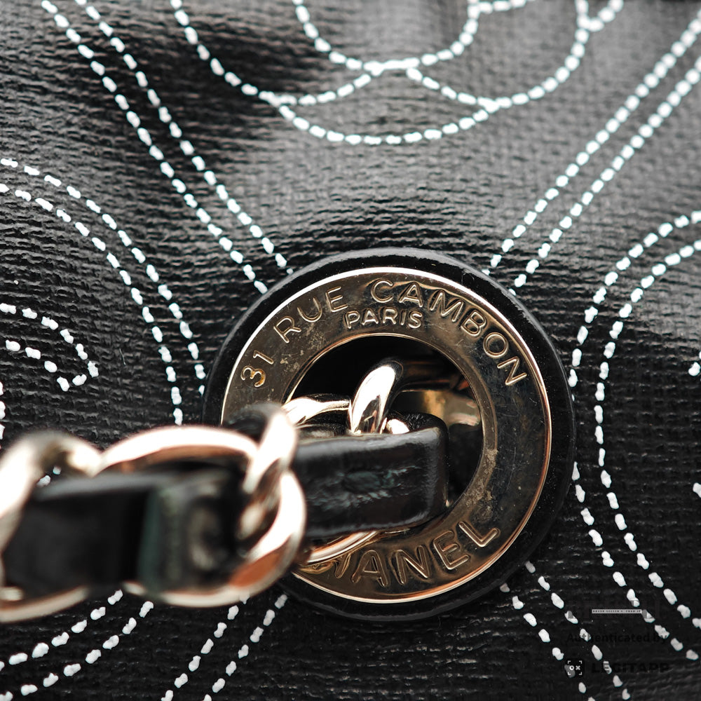 Chanel Camellia Chain Boston Bag Women's【ImportFeeFREE】