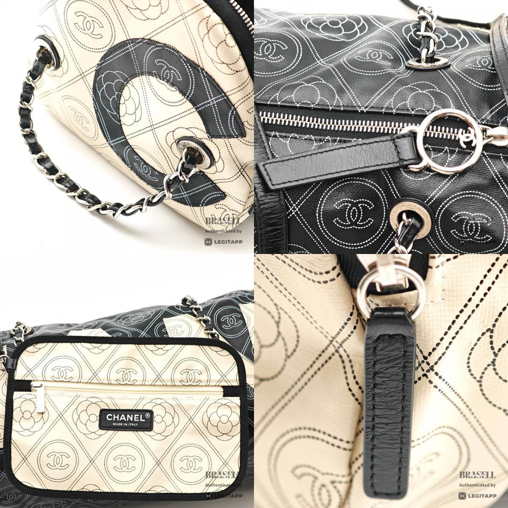 Chanel Camellia Chain Boston Bag Women's【ImportFeeFREE】