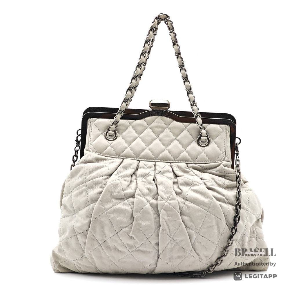 CHANEL Matelasse Kiss-Lock Chain Tote Bag Shoulder Strap【ImportFeeFREE】