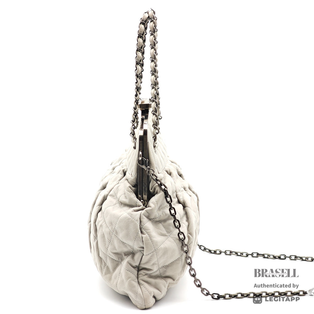 CHANEL Matelasse Kiss-Lock Chain Tote Bag Shoulder Strap【ImportFeeFREE】