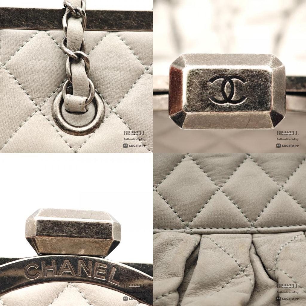 CHANEL Matelasse Kiss-Lock Chain Tote Bag Shoulder Strap【ImportFeeFREE】