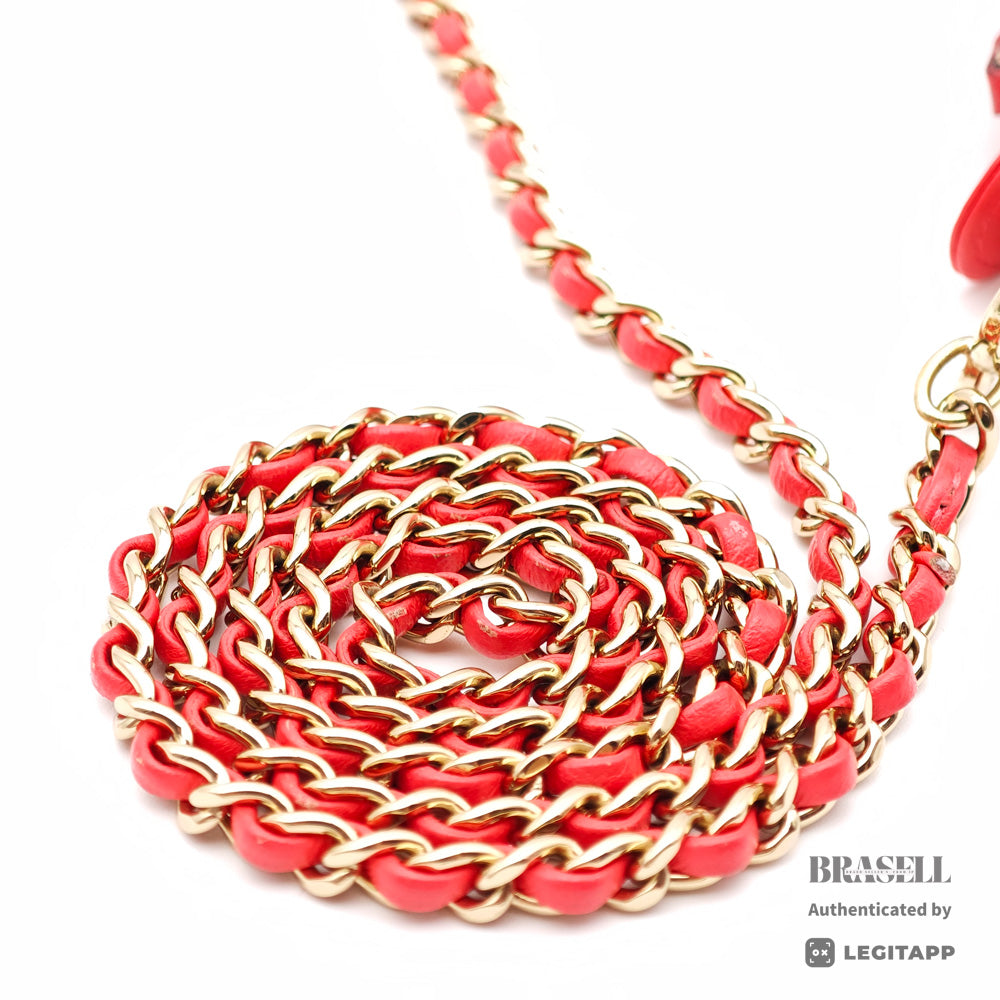 CHANEL Matelasse Pink Lambskin Chain Shoulder Bag【ImportFeeFREE】