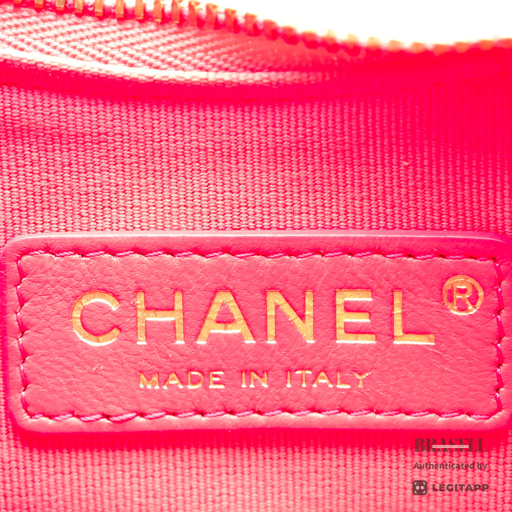 CHANEL Matelasse Pink Lambskin Chain Shoulder Bag【ImportFeeFREE】