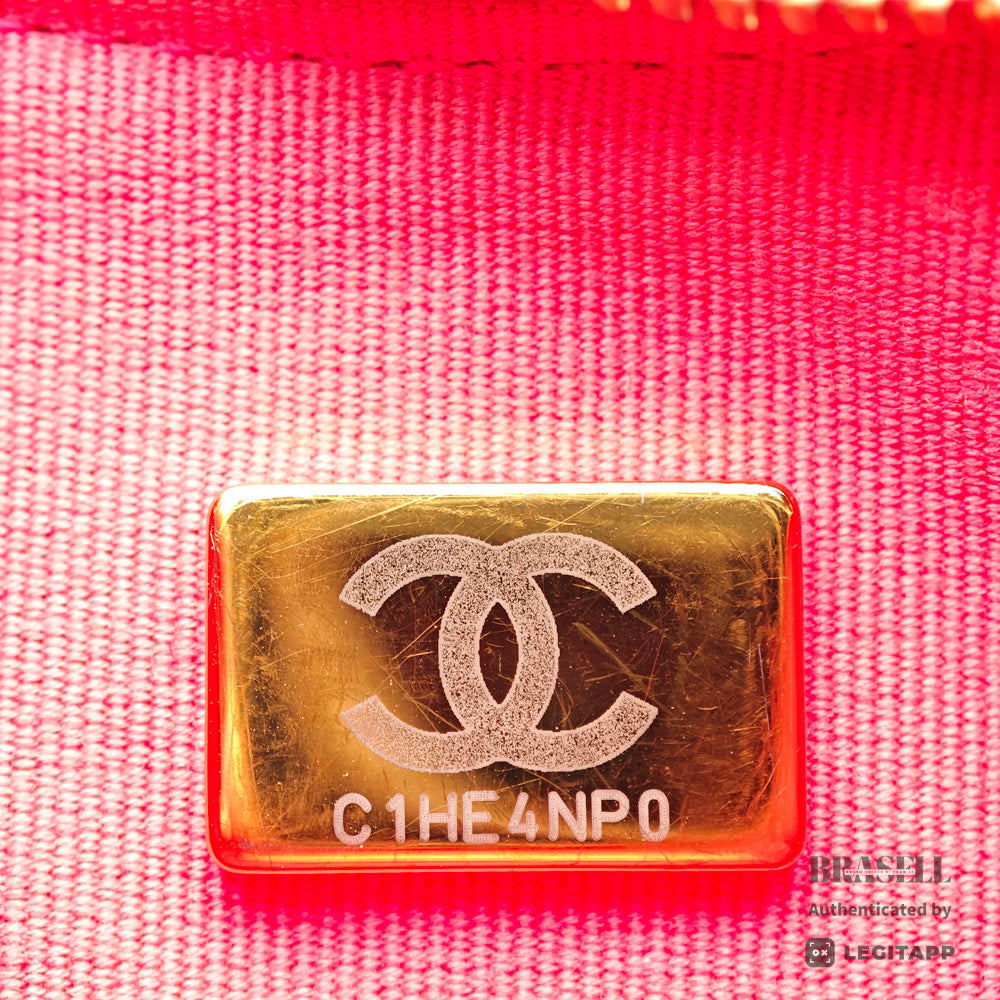 CHANEL Matelasse Pink Lambskin Chain Shoulder Bag【ImportFeeFREE】