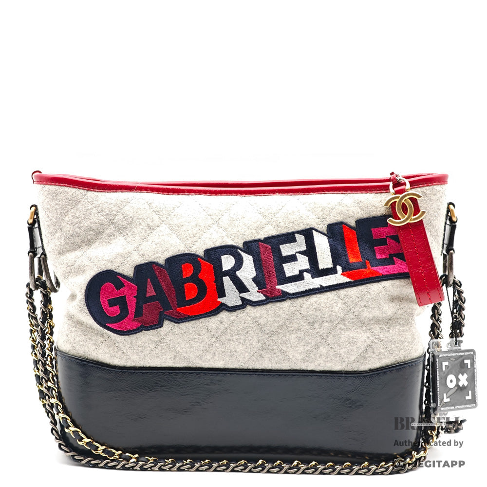 CHANEL Gabrielle Chain Shoulder Bag Leather Shoulder Bag 【ImportFeeFREE】