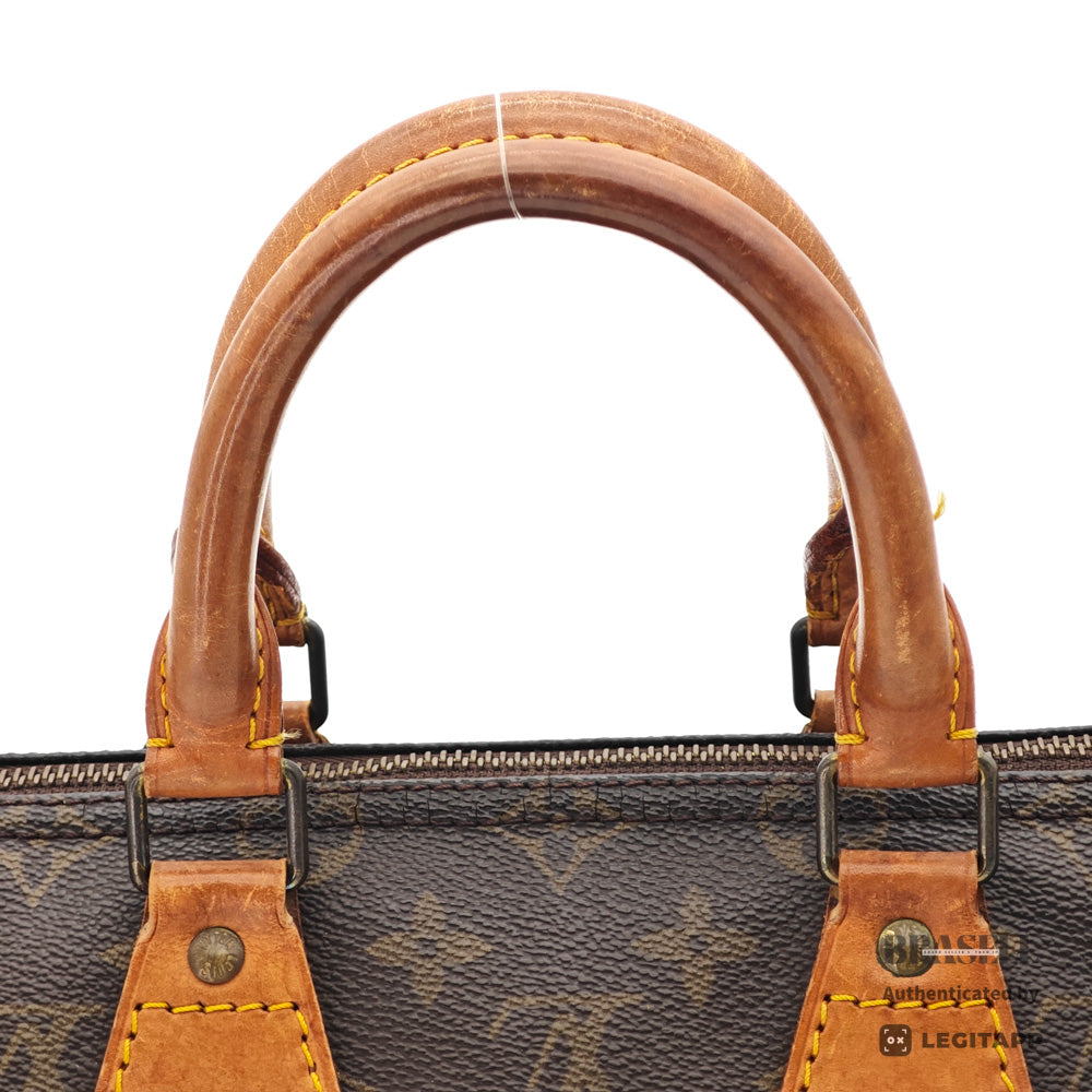 LOUIS VUITTON Speedy 25 Monogram Canvas Brown Hand Bag M41528 【ImportFeeFREE】