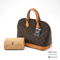 LOUIS VUITTON Alma Monogram Canvas Brown Hand Bag M51130 【ImportFeeFREE】