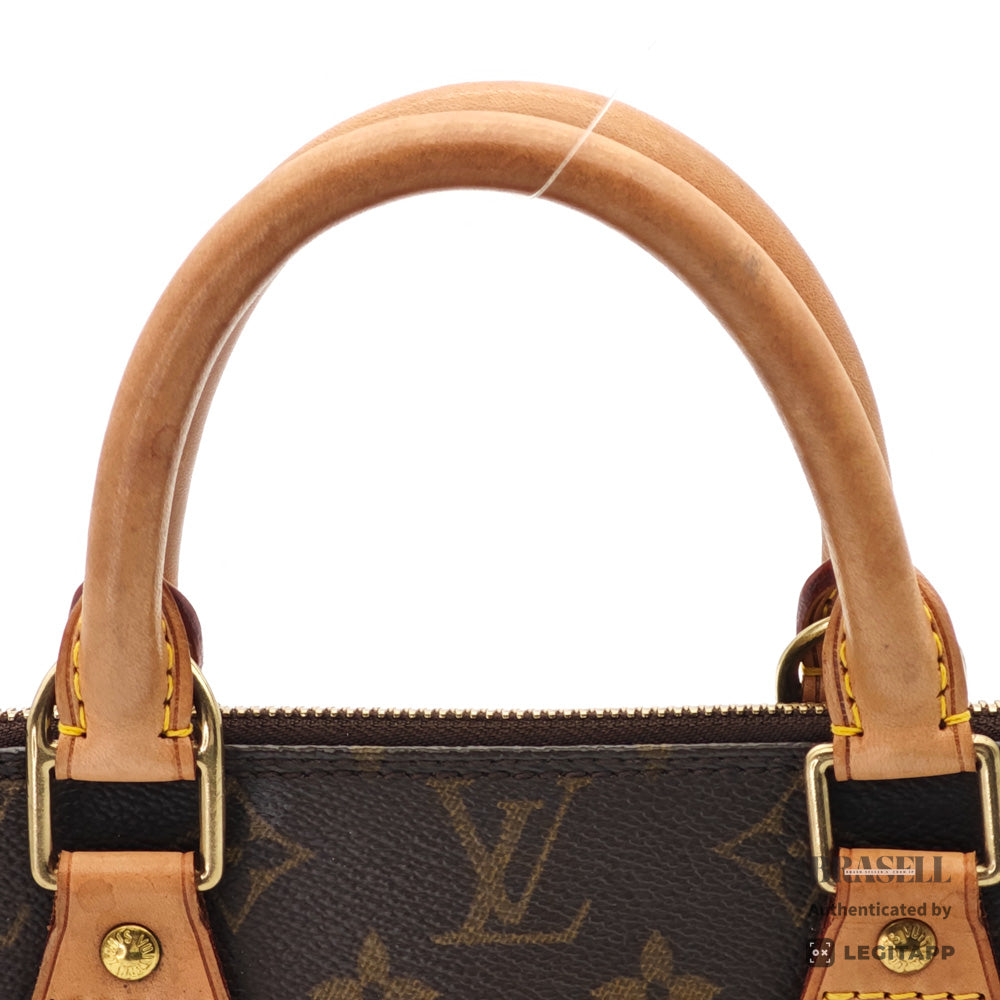 LOUIS VUITTON Alma Monogram Canvas Brown Hand Bag M51130 【ImportFeeFREE】