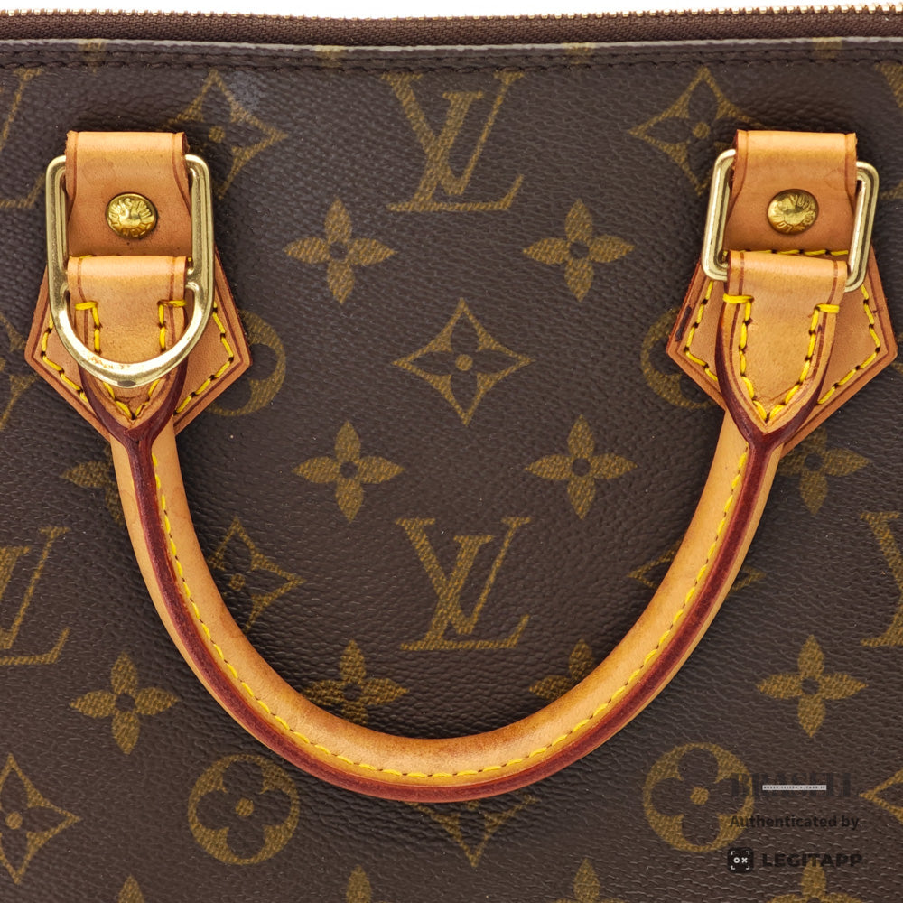 LOUIS VUITTON Alma Monogram Canvas Brown Hand Bag M51130 【ImportFeeFREE】