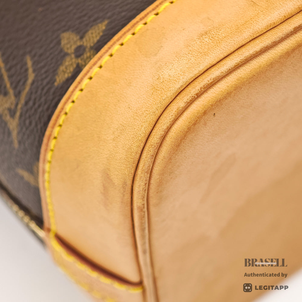 LOUIS VUITTON Alma Monogram Canvas Brown Hand Bag M51130 【ImportFeeFREE】
