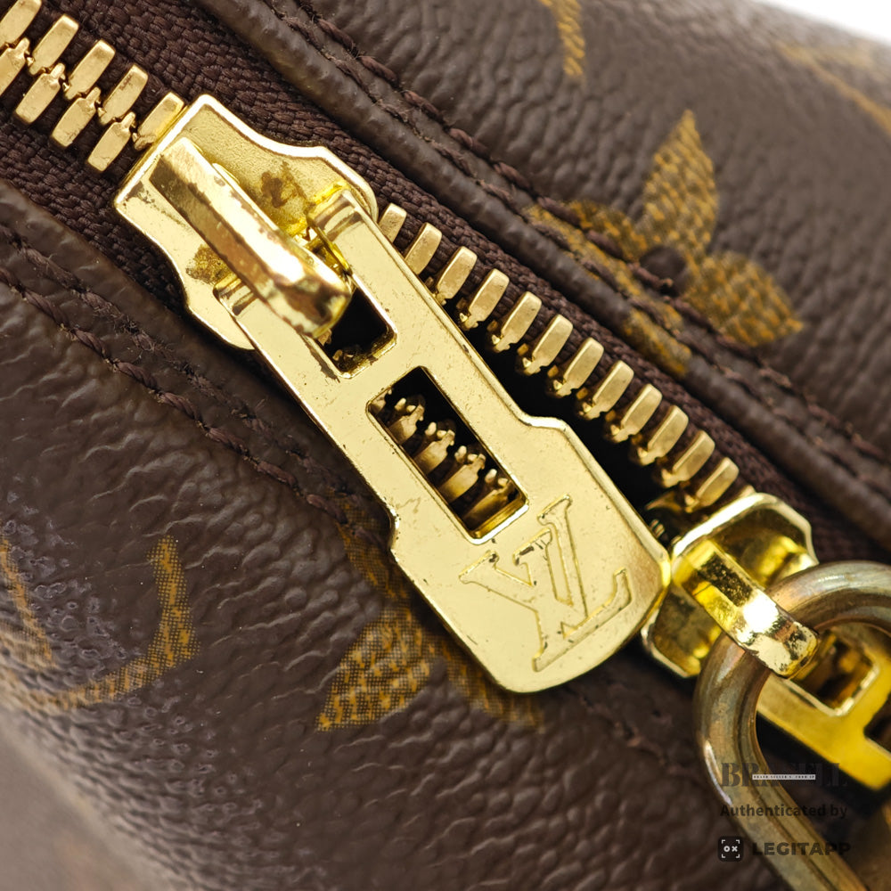 LOUIS VUITTON Alma Monogram Canvas Brown Hand Bag M51130 【ImportFeeFREE】