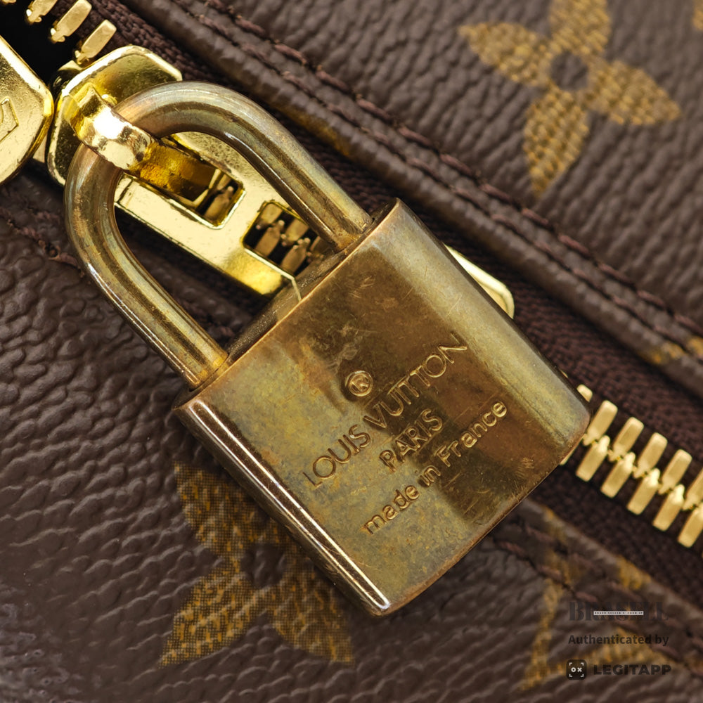 LOUIS VUITTON Alma Monogram Canvas Brown Hand Bag M51130 【ImportFeeFREE】