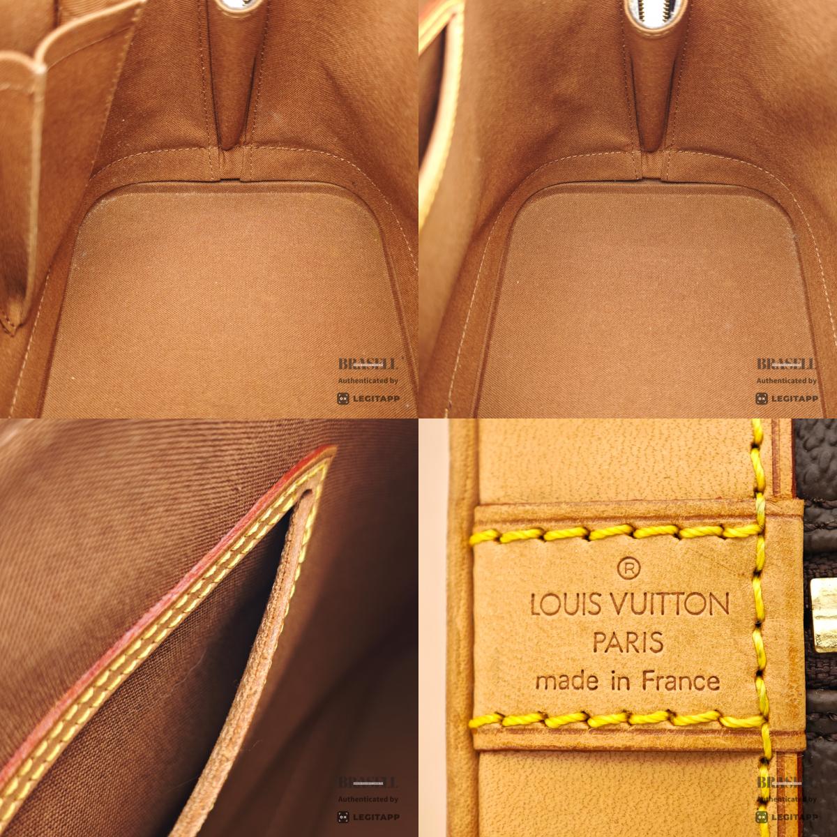 LOUIS VUITTON Alma Monogram Canvas Brown Hand Bag M51130 【ImportFeeFREE】