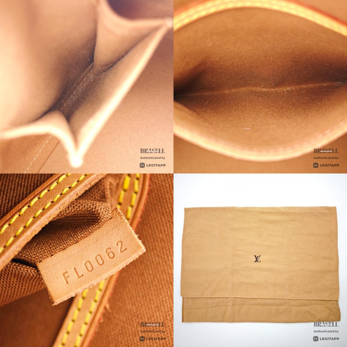 LOUIS VUITTON Alma Monogram Canvas Brown Hand Bag M51130 【ImportFeeFREE】