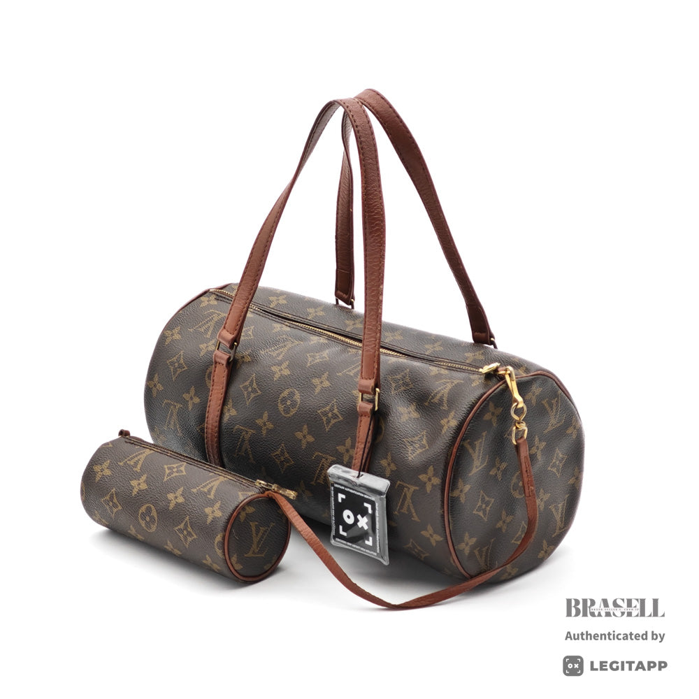 LOUIS VUITTON Papillon 30 Monogram Canvas Brown Hand Bag 【ImportFeeFREE】