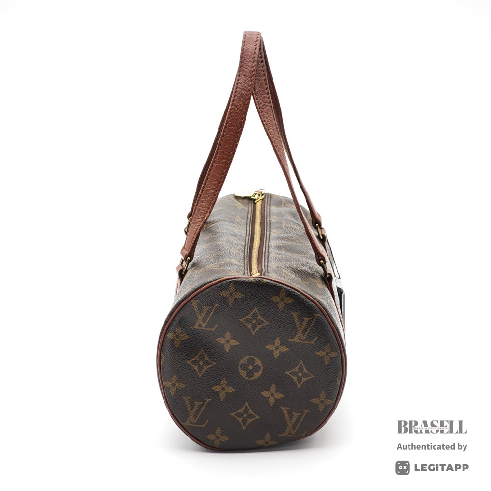 LOUIS VUITTON Papillon 30 Monogram Canvas Brown Hand Bag 【ImportFeeFREE】