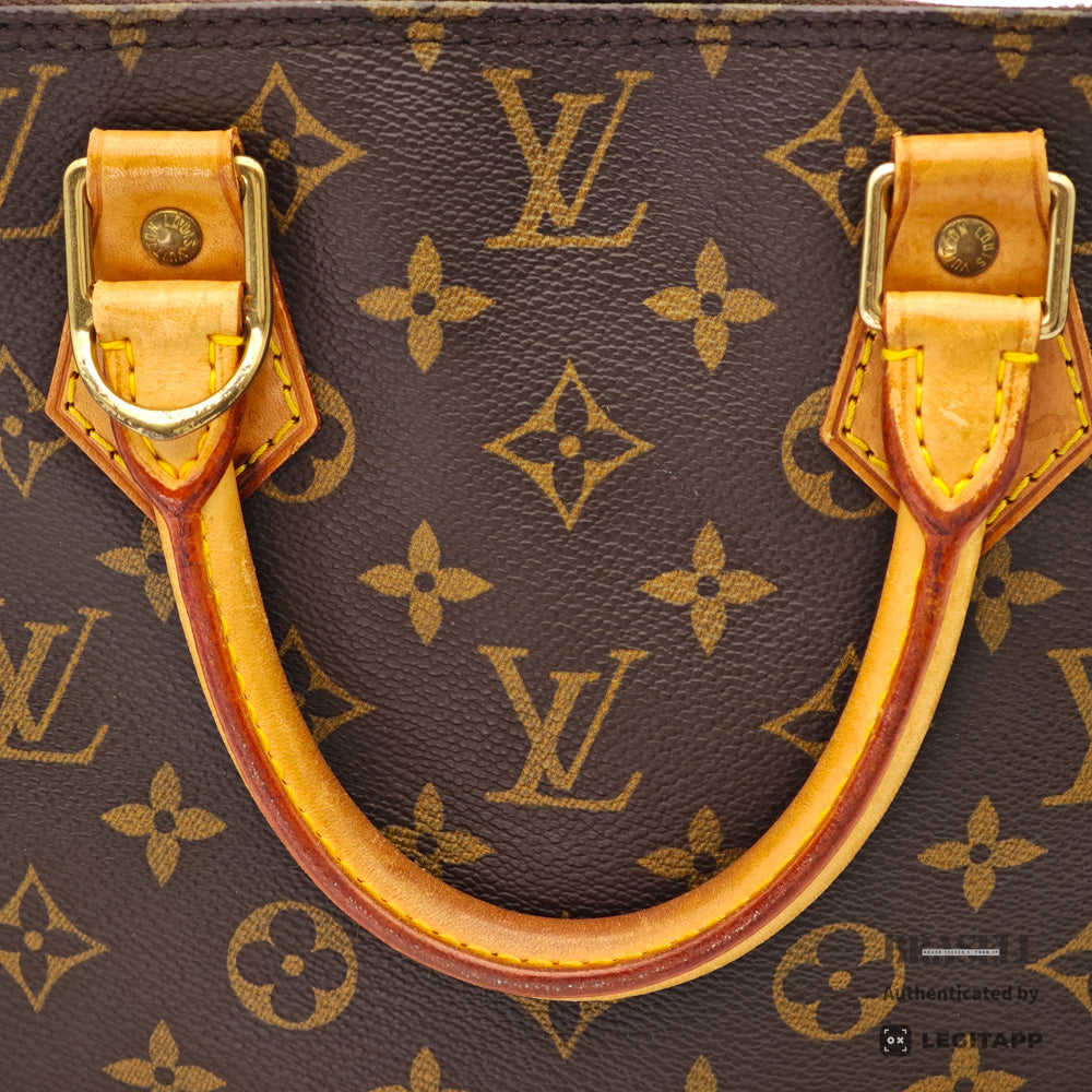 LOUIS VUITTON Alma Monogram Canvas Brown Hand Bag M51130 【ImportFeeFREE】