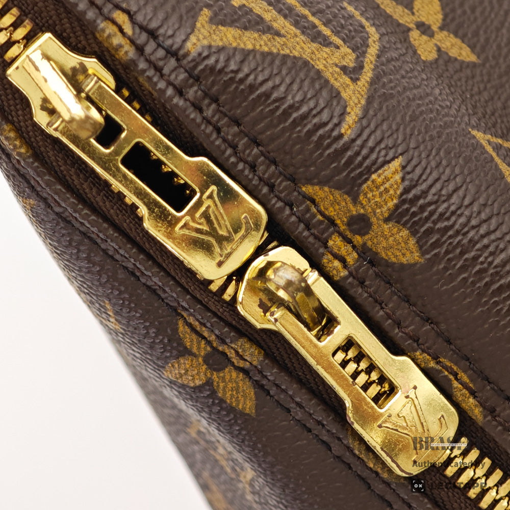 LOUIS VUITTON Alma Monogram Canvas Brown Hand Bag M51130 【ImportFeeFREE】