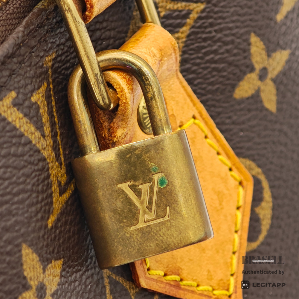 LOUIS VUITTON Alma Monogram Canvas Brown Hand Bag M51130 【ImportFeeFREE】