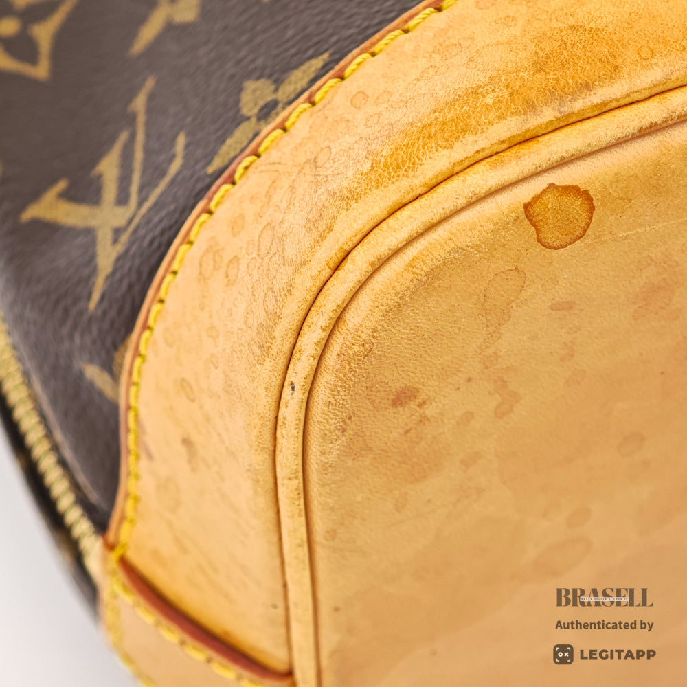 LOUIS VUITTON Alma Monogram Canvas Brown Hand Bag M51130 【ImportFeeFREE】