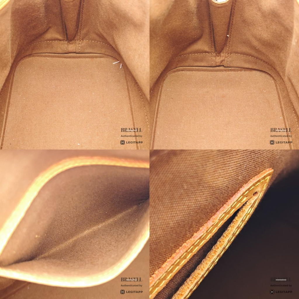 LOUIS VUITTON Alma Monogram Canvas Brown Hand Bag M51130 【ImportFeeFREE】