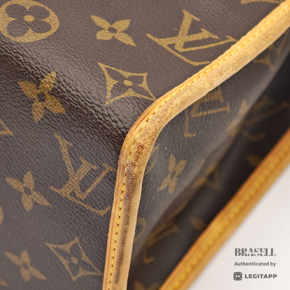 LOUIS VUITTON Popincourt Haut Monogram Canvas Shoulder Bag 【ImportFeeFREE】
