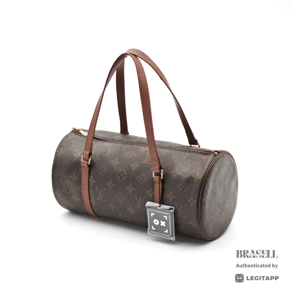 LOUIS VUITTON Papillon 30 Monogram Canvas Brown Hand Bag 【ImportFeeFREE】