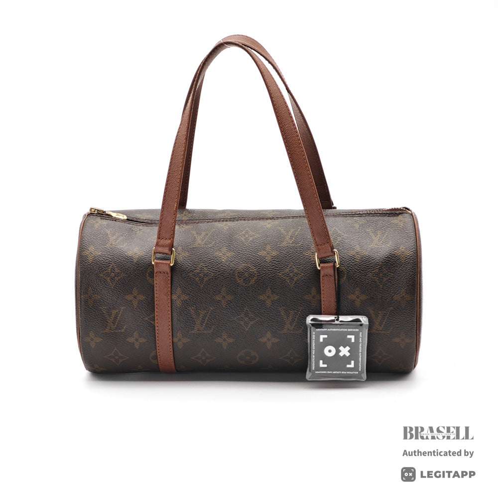 LOUIS VUITTON Papillon 30 Monogram Canvas Brown Hand Bag 【ImportFeeFREE】