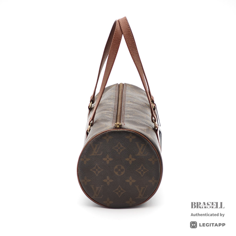 LOUIS VUITTON Papillon 30 Monogram Canvas Brown Hand Bag 【ImportFeeFREE】