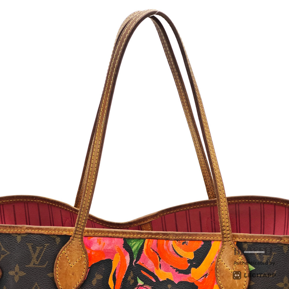 LOUIS VUITTON Neverfull MM Monogram Rose Canvas Tote Bag 【ImportFeeFREE】