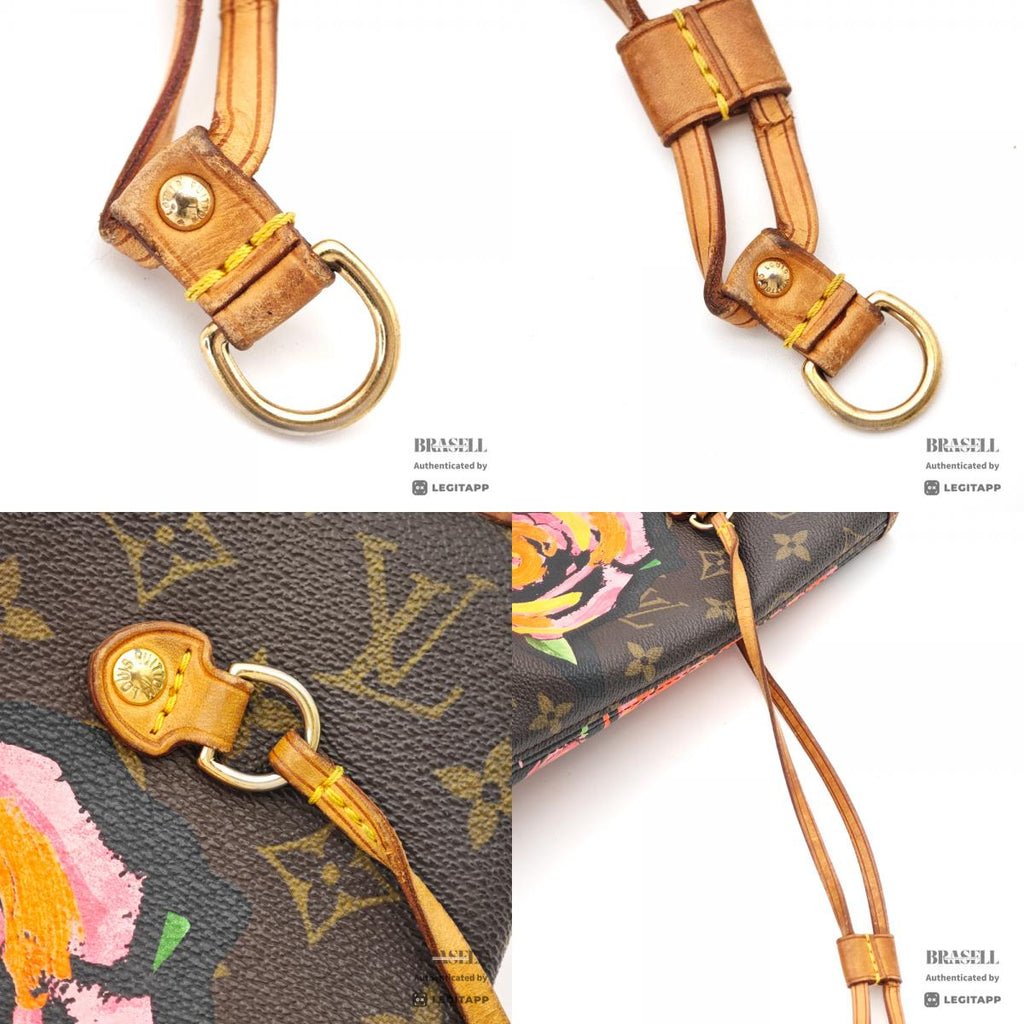 LOUIS VUITTON Neverfull MM Monogram Rose Canvas Tote Bag 【ImportFeeFREE】