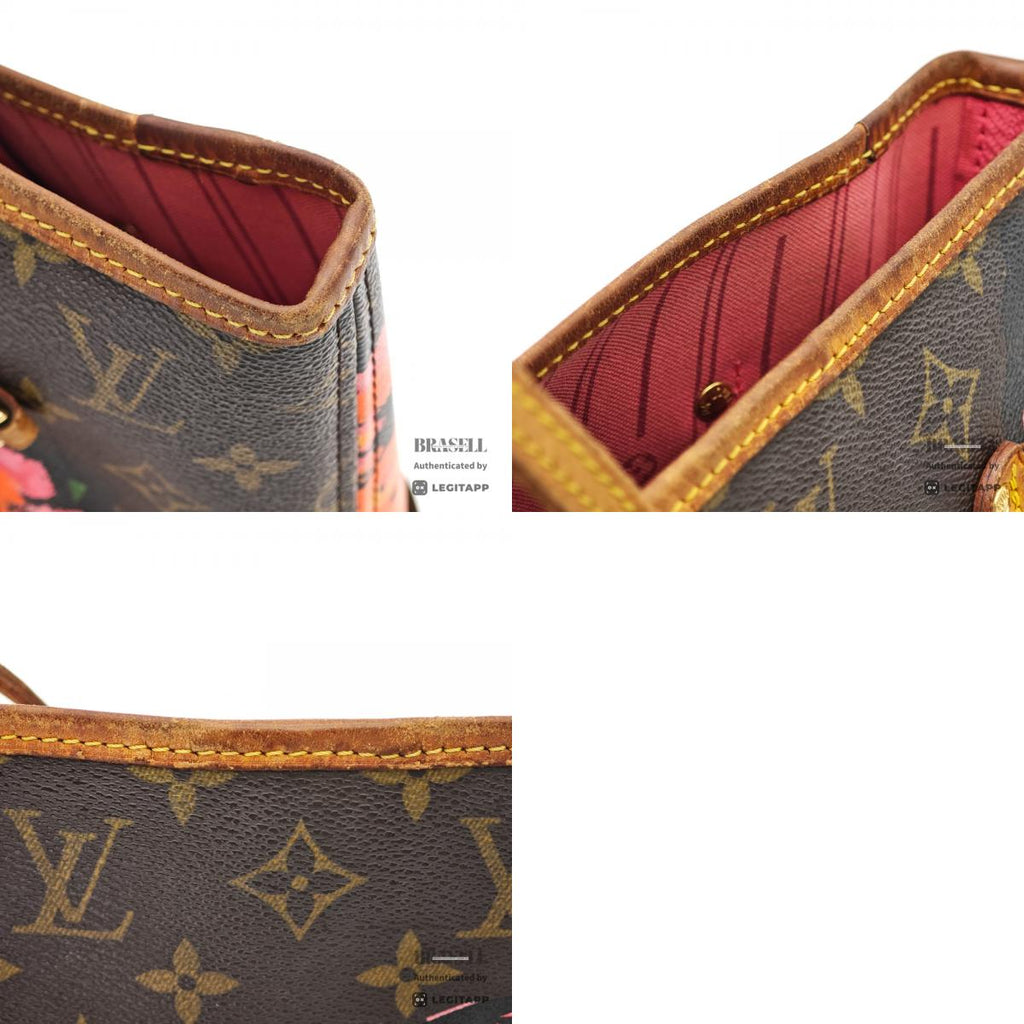 LOUIS VUITTON Neverfull MM Monogram Rose Canvas Tote Bag 【ImportFeeFREE】