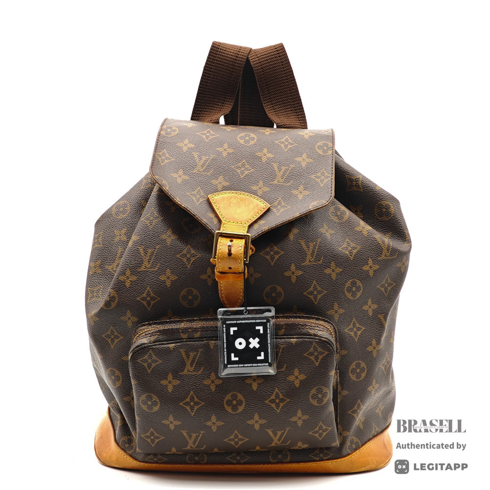 LOUIS VUITTON Montsouris GM Monogram Canvas Backpack M51135 【ImportFeeFREE】