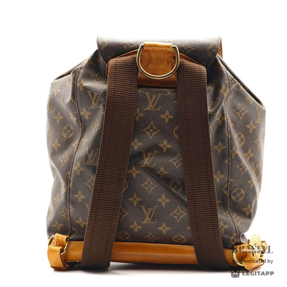 LOUIS VUITTON Montsouris GM Monogram Canvas Backpack M51135 【ImportFeeFREE】