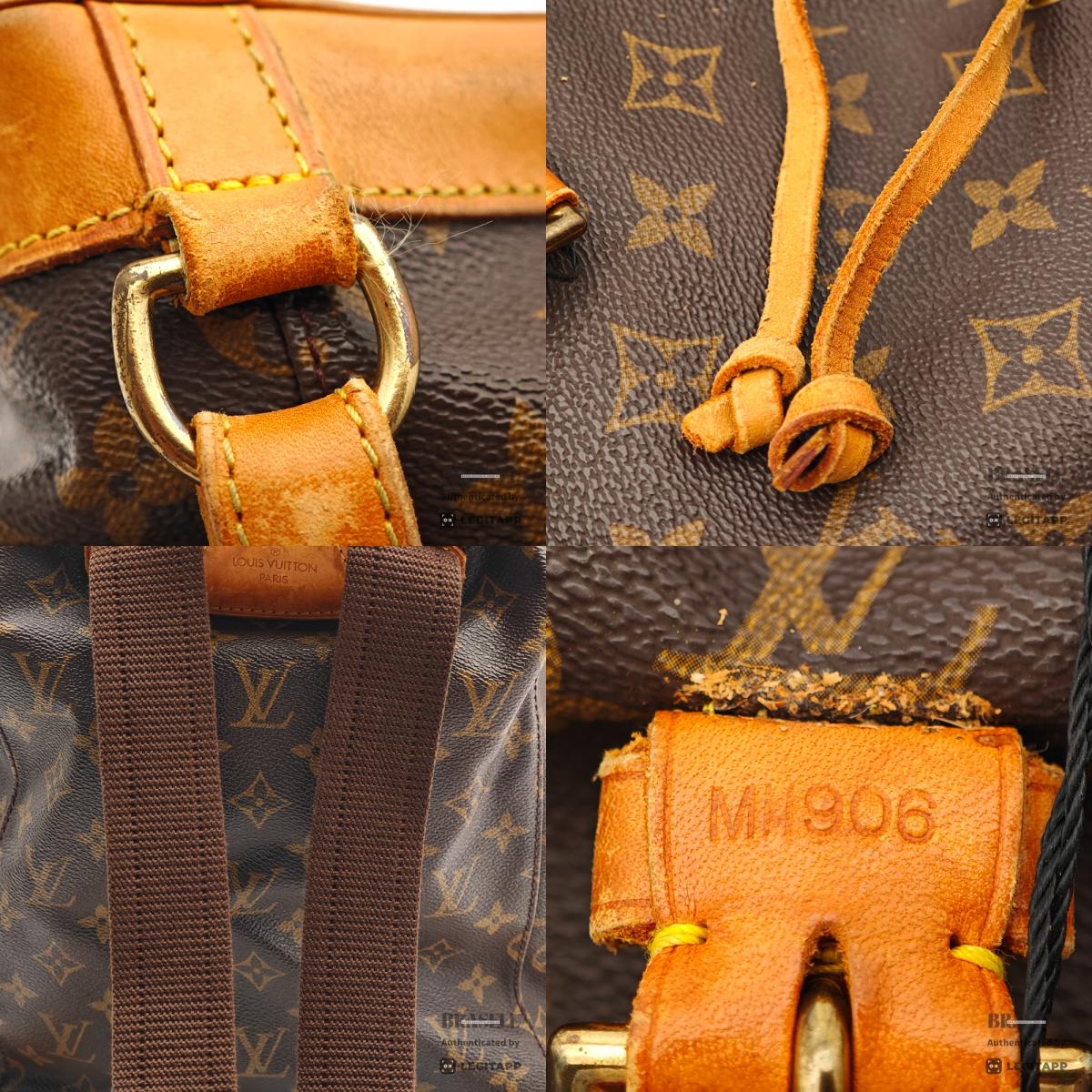 LOUIS VUITTON Montsouris GM Monogram Canvas Backpack M51135 【ImportFeeFREE】
